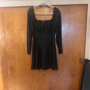 Black Gold  stretchy dress